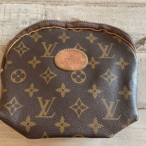 Louis Vuitton small accessory/makeup pouch.